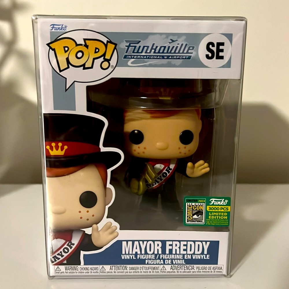 SDCC 2024 Limited Edition Mayor Freddy Funko pop!